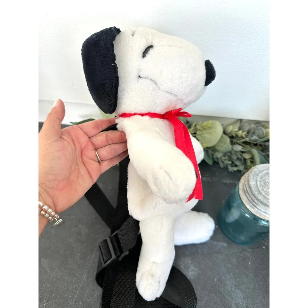 Snoopy Plush backpack purse Peanuts kidcore comic dog vintage adjustable strap